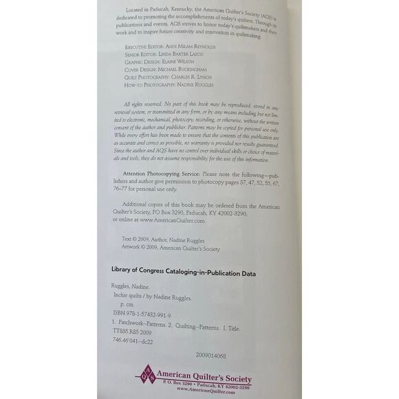 Inchie Quilts by Nadine Ruggles (2009, Uk-Trade Paper) - Picture 3 of 15